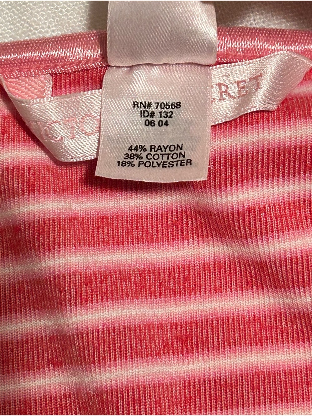 Victoria Secret Red Striped Lace-Trim Women's Camisole & Pant Pajama Set - Picture 8 of 14